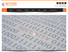 Tablet Screenshot of netizencorp.com